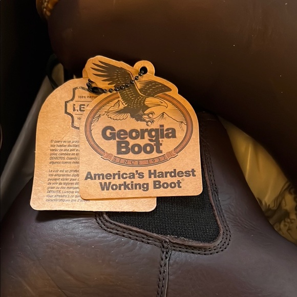 Georgia Boot Men's GR500 Brown Boots - Picture 2 of 10